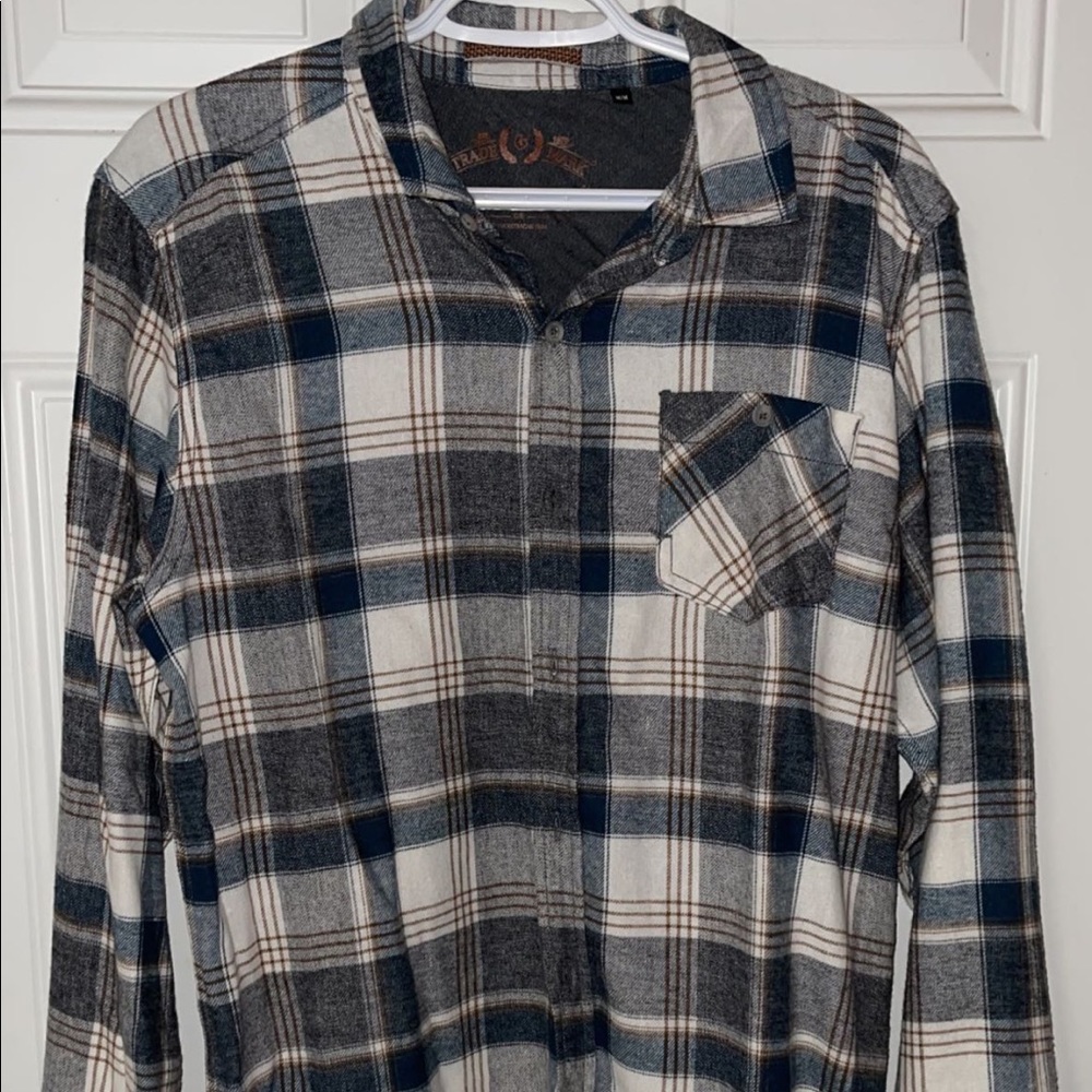 Burnside mens flannel size medium.